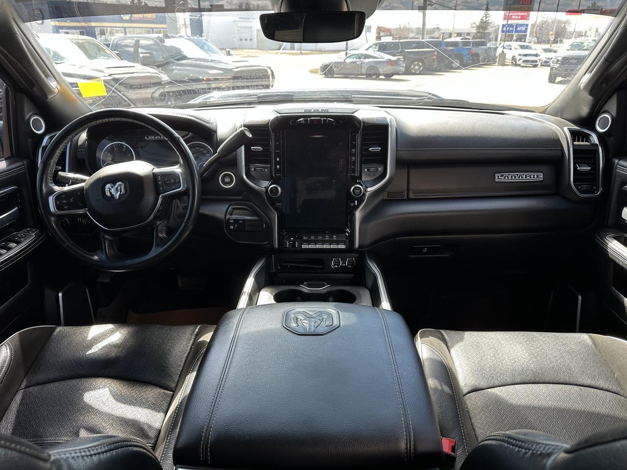 2024 Ram 3500 Laramie Mega Cab | Cummins HO Diesel |  Night Edition | 12IN Touchscreen | NAV | Harman Kardon Sound Redwater AB