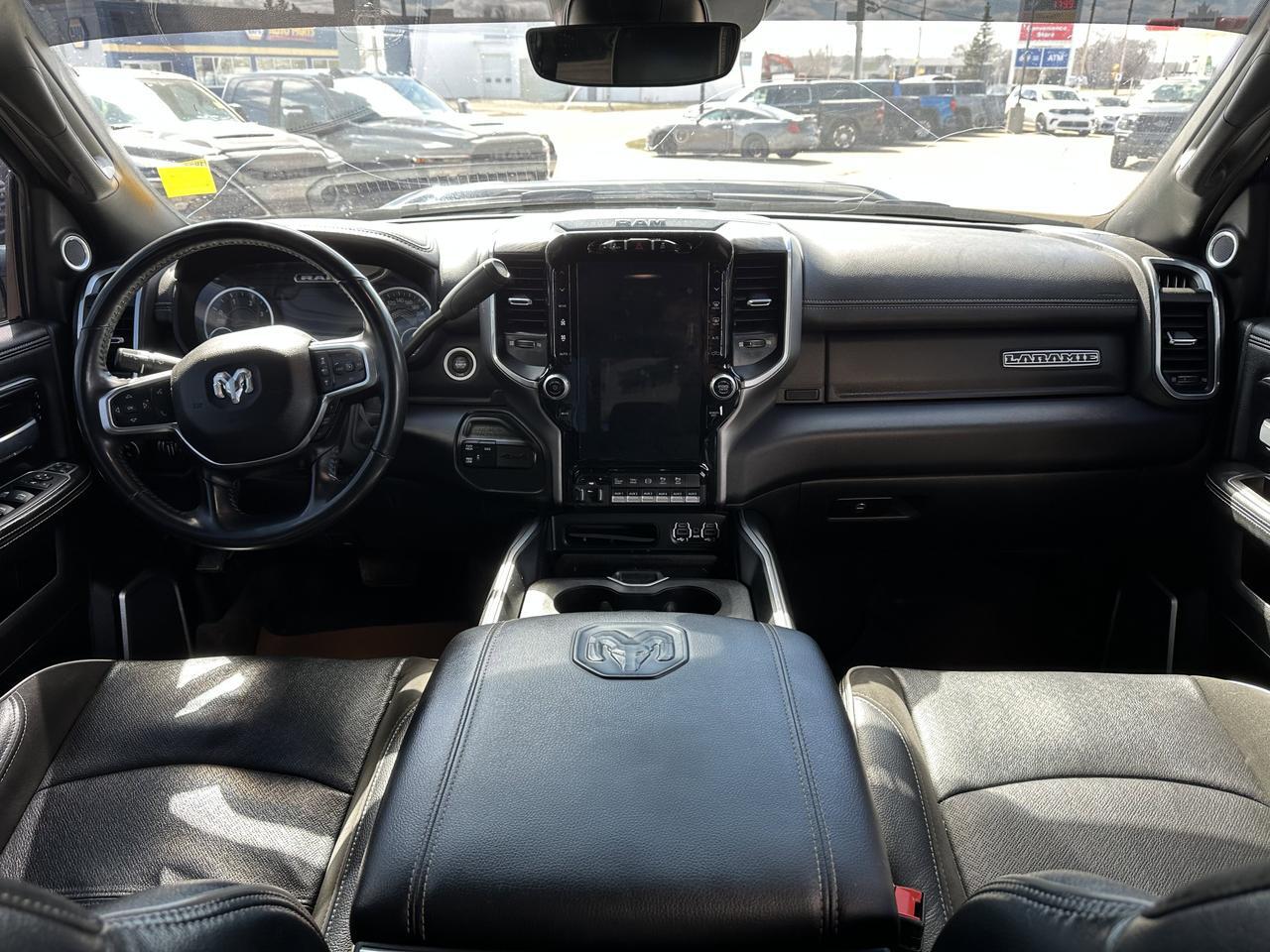 2024 Ram 3500 Laramie Mega Cab | Cummins HO Diesel |  Night Edition | 12IN Touchscreen | NAV | Harman Kardon Sound Redwater AB
