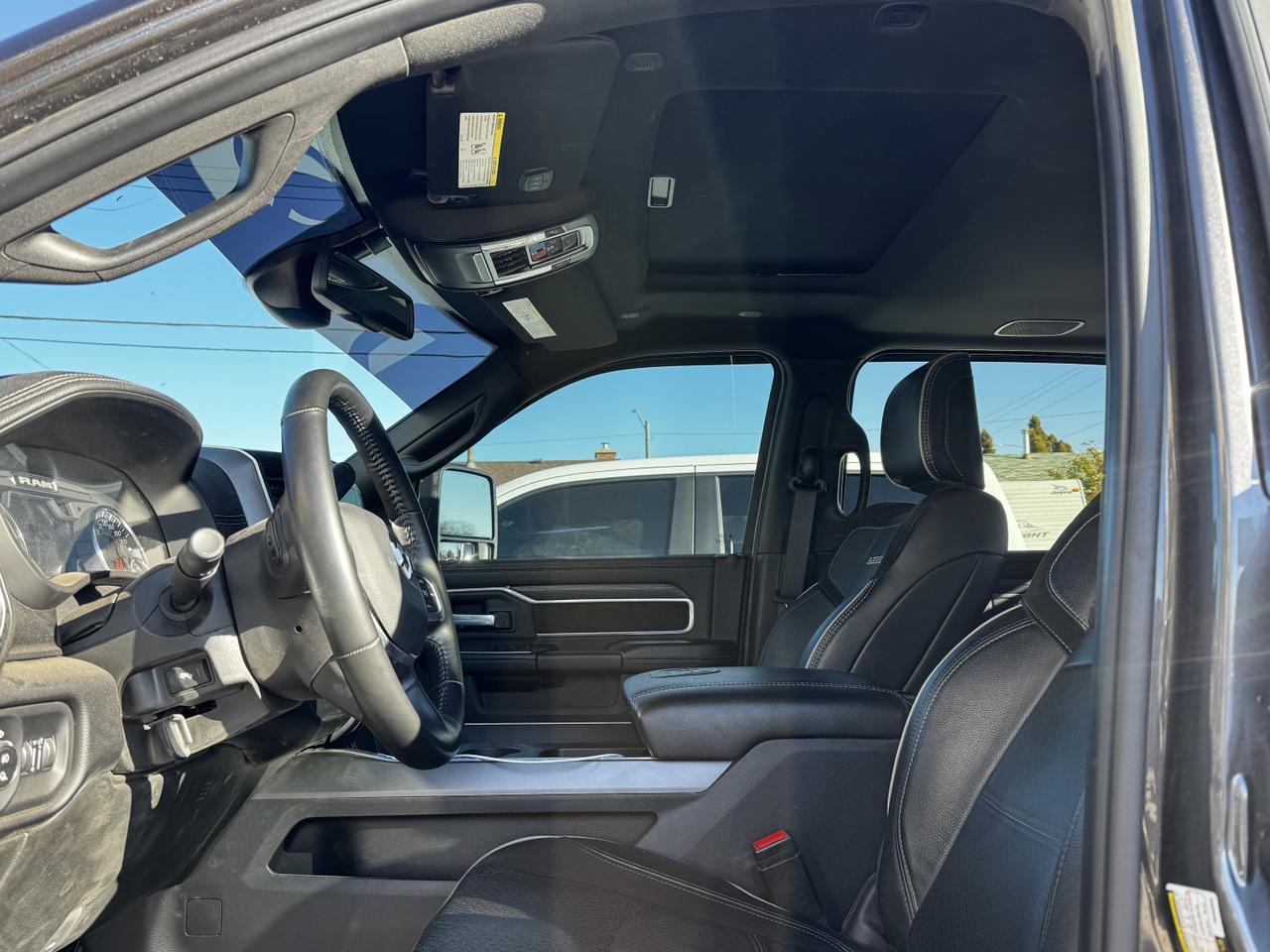 2024 Ram 3500 Laramie Night Edition Mega Cab 4x4 | Low KMs | Cummins | Leather | Heated Vented Seats | Towing Redwater AB