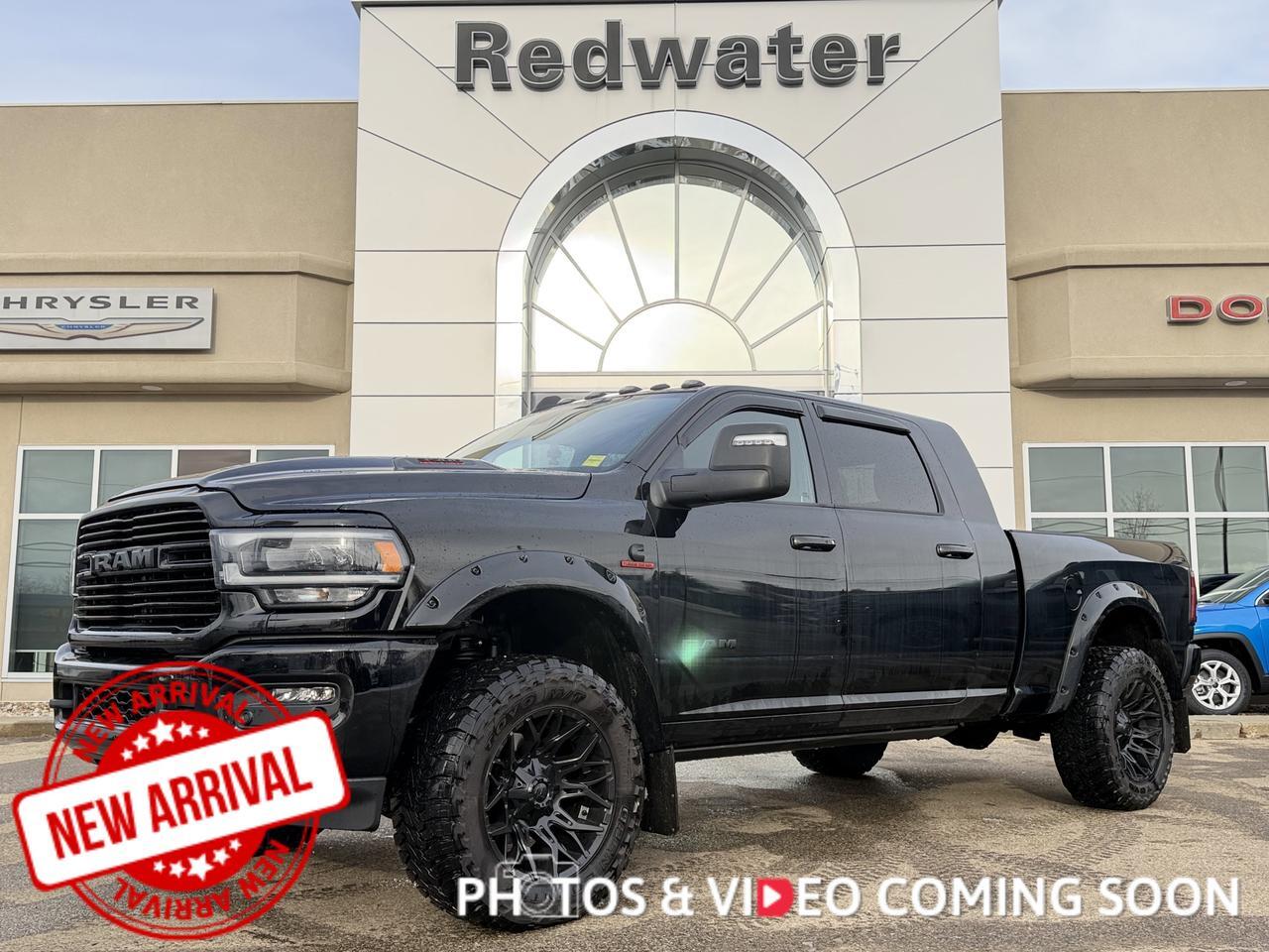 2024 Ram 3500 Laramie Night Edition Mega Cab 4x4 | Rig Ready Ram | SHADOW | 2&quot; Level | 20&quot; Fuel Rim | 35&quot; Toyos