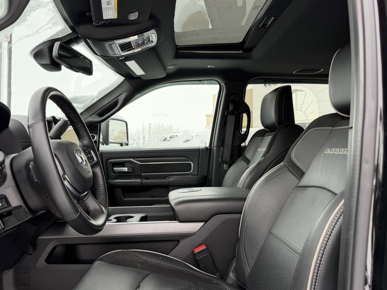 2024 Ram 3500 Laramie Night Edition Mega Cab 4x4 | Rig Ready Ram | SHADOW | 2&quot; Level | 20&quot; Fuel Rim | 35&quot; Toyos Redwater AB