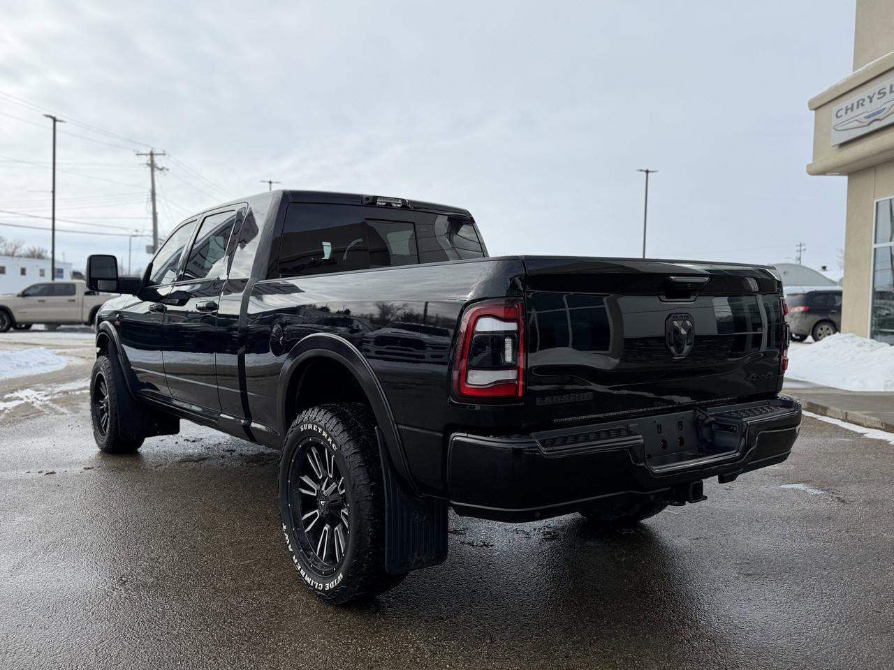 2024 Ram 3500 Laramie Night Mega Cab 4x4 | Low KMs | Cummins Diesel | 12IN UConnect | NAV | Leather | Sunroof Redwater AB