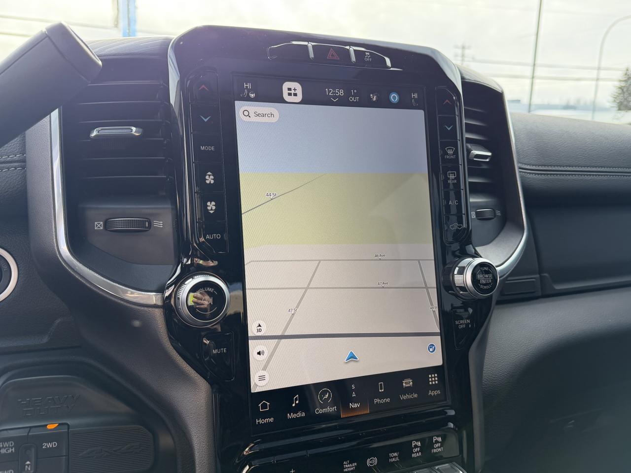 2024 Ram 3500 Laramie Night Mega Cab 4x4 | Low KMs | Cummins Diesel | 12IN UConnect | NAV | Leather | Sunroof Redwater AB