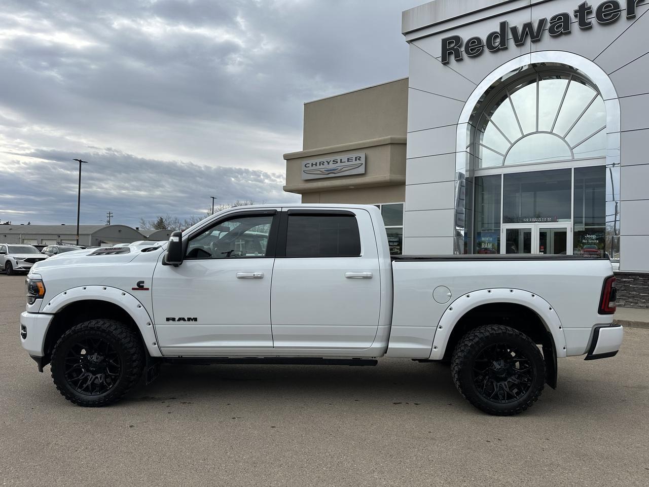 2024 Ram 3500 Limited | Fuel Wheels | AISIN Trans | 5th Wheel Prep | Rear Auto Level | Limited Lvl 1 | 360 Camer Redwater AB