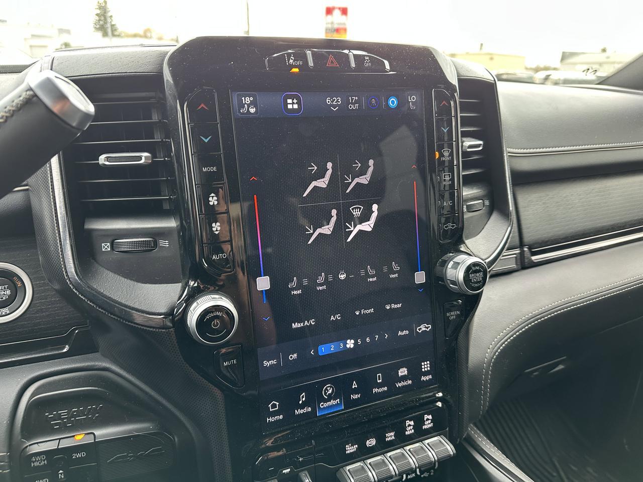 2024 Ram 3500 Limited | Fuel Wheels | AISIN Trans | 5th Wheel Prep | Rear Auto Level | Limited Lvl 1 | 360 Camer Redwater AB