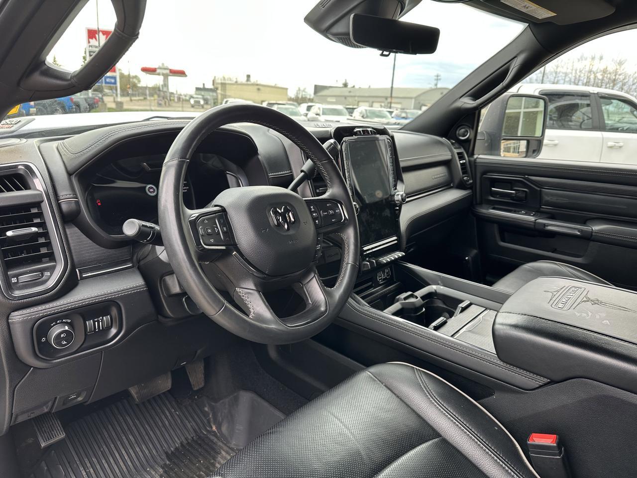 2024 Ram 3500 Limited | Fuel Wheels | AISIN Trans | 5th Wheel Prep | Rear Auto Level | Limited Lvl 1 | 360 Camer Redwater AB