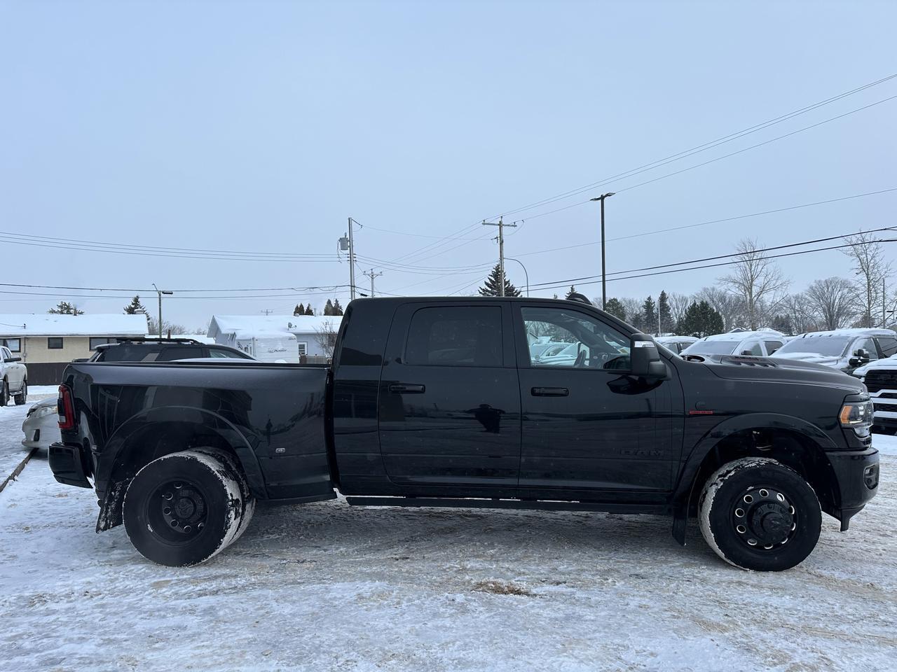 2024 Ram 3500 Limited | Night Edition | Aisin | 5th Wheel Prep | 360 Camera | Power Boards | Sun Roof | Dually Redwater AB