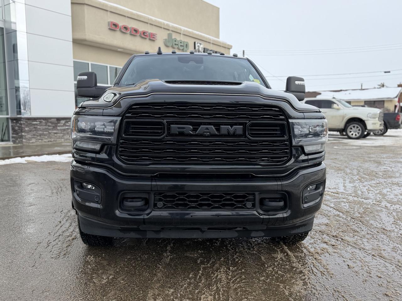 2024 Ram 3500 Limited | Night Edition | Aisin | 5th Wheel Prep | 360 Camera | Power Boards | Sun Roof | Dually Redwater AB