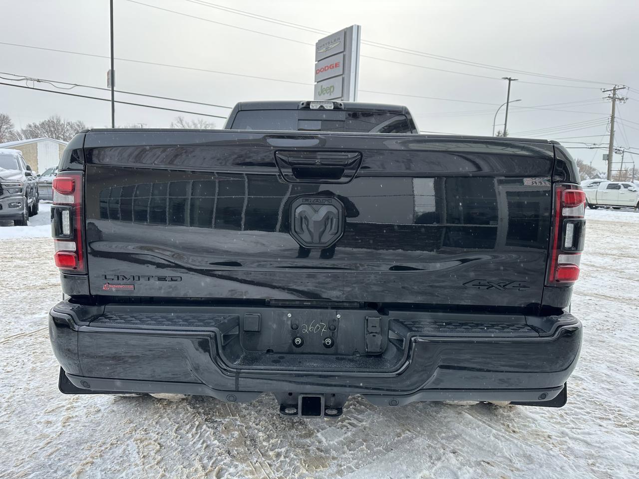 2024 Ram 3500 Limited | Night Edition | Aisin | 5th Wheel Prep | 360 Camera | Power Boards | Sun Roof | Dually Redwater AB