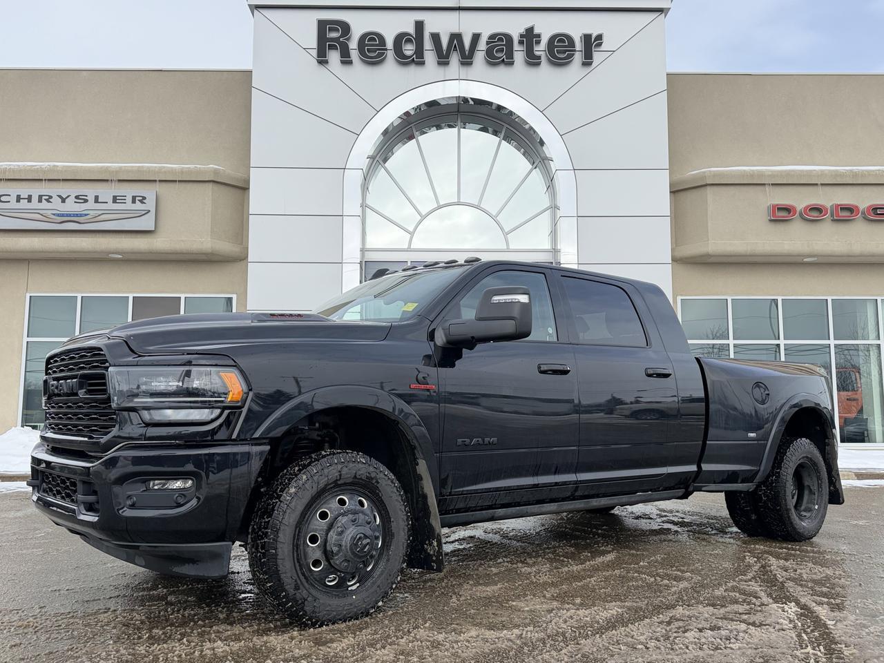 2024 Ram 3500 Limited | Night Edition | Aisin | 5th Wheel Prep | 360 Camera | Power Boards | Sun Roof | Dually