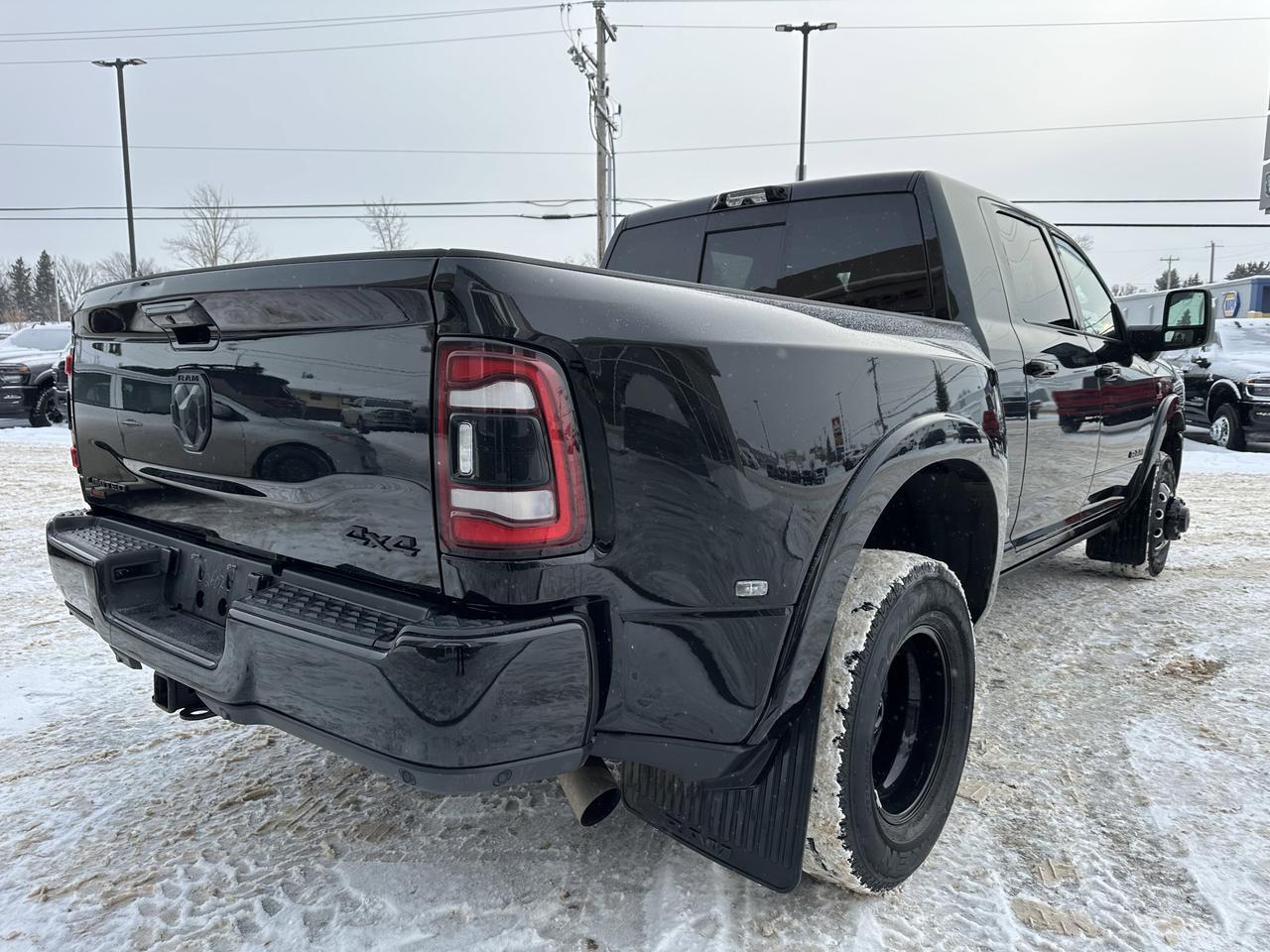 2024 Ram 3500 Limited | Night Edition | Aisin | 5th Wheel Prep | 360 Camera | Power Boards | Sun Roof | Dually Redwater AB