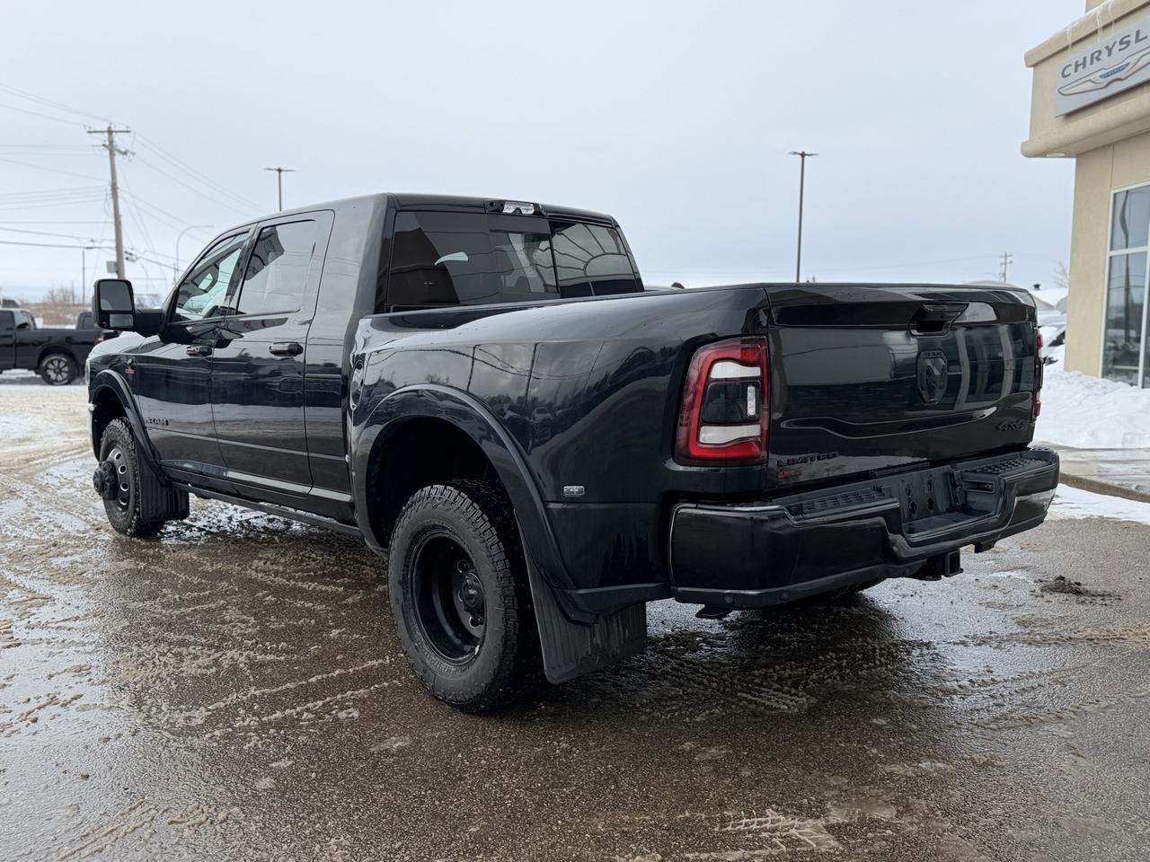 2024 Ram 3500 Limited | Night Edition | Aisin | 5th Wheel Prep | 360 Camera | Power Boards | Sun Roof | Dually Redwater AB