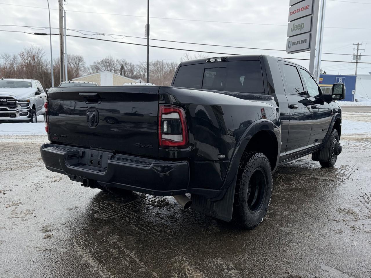 2024 Ram 3500 Limited | Night Edition | Aisin | 5th Wheel Prep | 360 Camera | Power Boards | Sun Roof | Dually Redwater AB