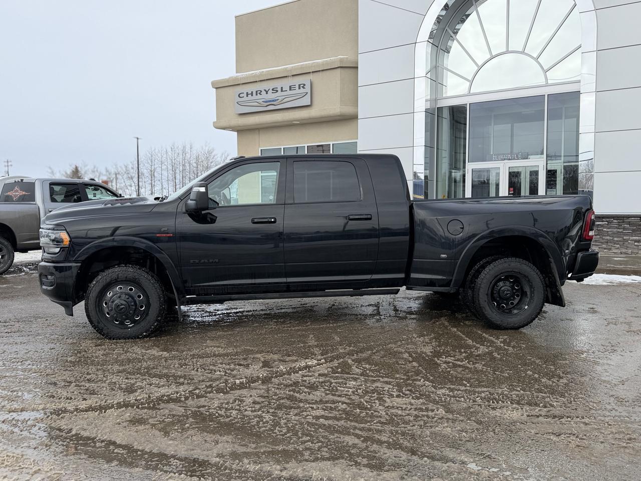 2024 Ram 3500 Limited | Night Edition | Aisin | 5th Wheel Prep | 360 Camera | Power Boards | Sun Roof | Dually Redwater AB
