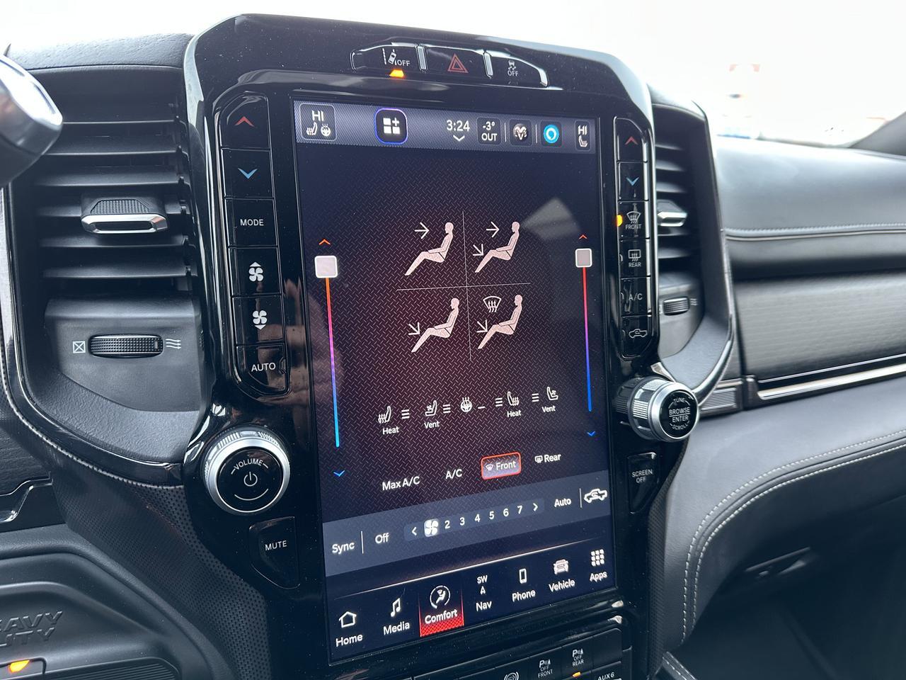 2024 Ram 3500 Limited | Night Edition | Aisin | 5th Wheel Prep | 360 Camera | Power Boards | Sun Roof | Dually Redwater AB