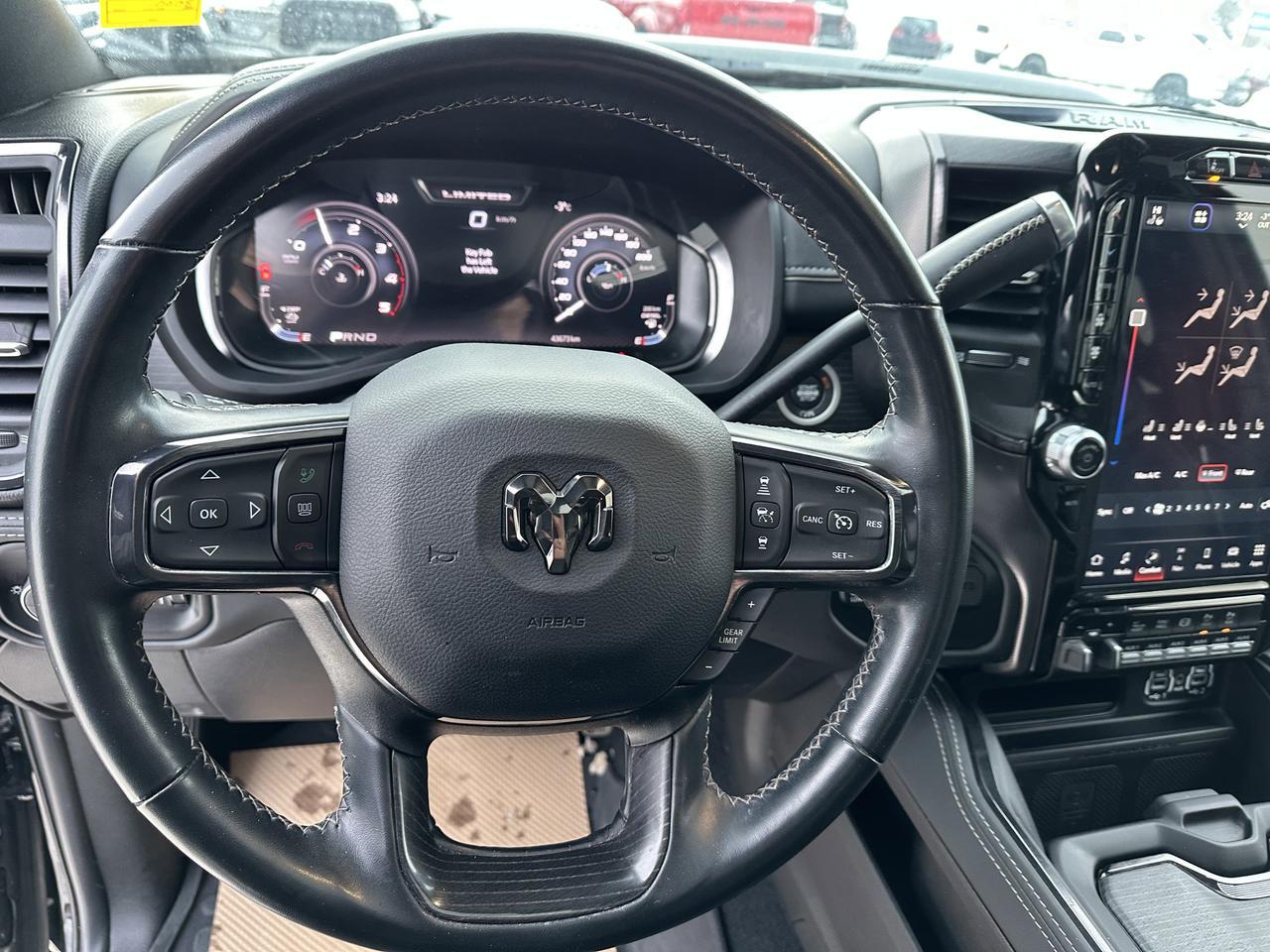 2024 Ram 3500 Limited | Night Edition | Aisin | 5th Wheel Prep | 360 Camera | Power Boards | Sun Roof | Dually Redwater AB