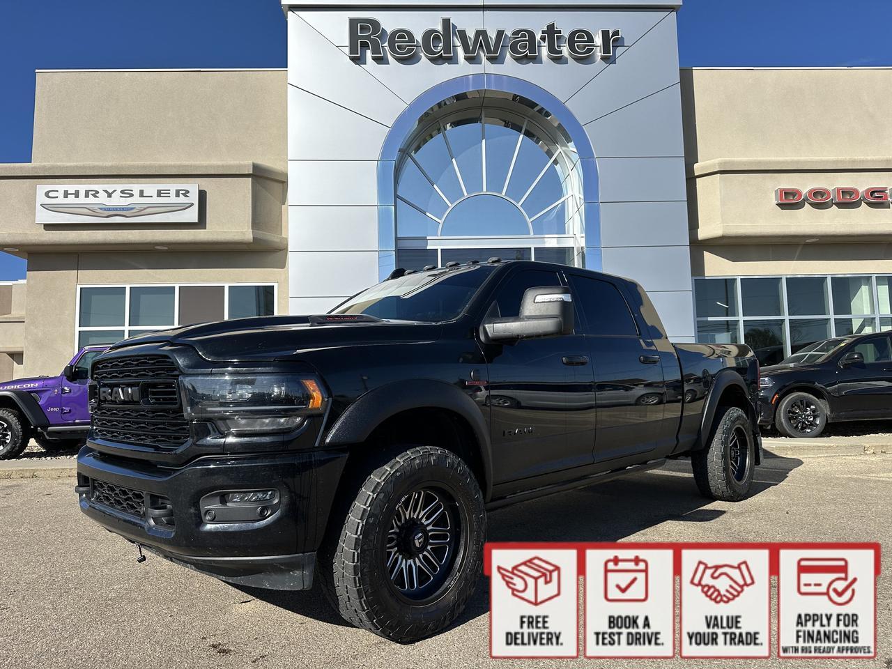 2024 Ram 3500 Limited Mega Cab 4x4 | Cummins Diesel | Black Leather | Power Sunroof | NAV | 12IN Display