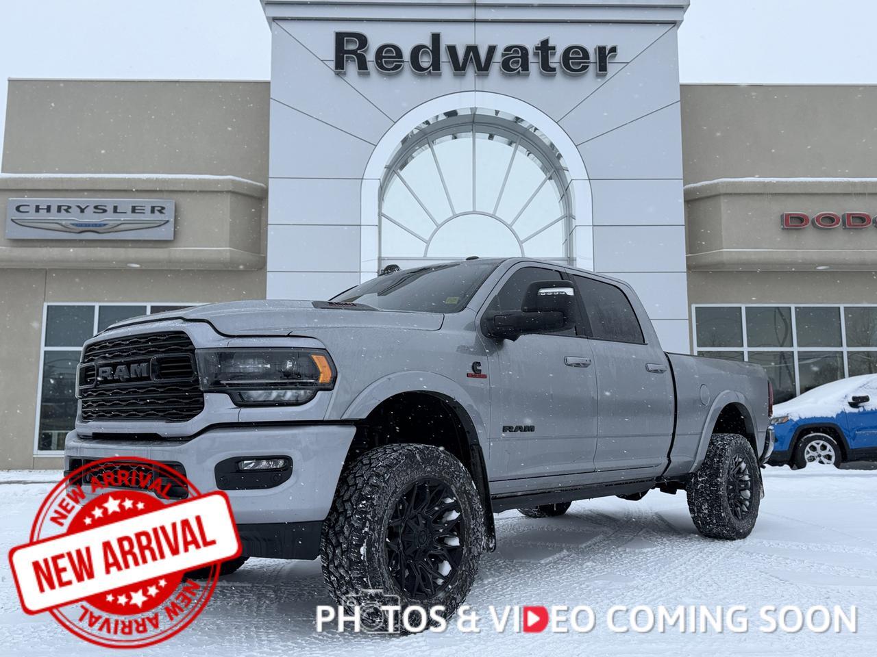 2024 Ram 3500 Limited Night Edition Crew Cab 4x4 | Low KMs | Cummins | Towing | Sunroof | Backup Camera