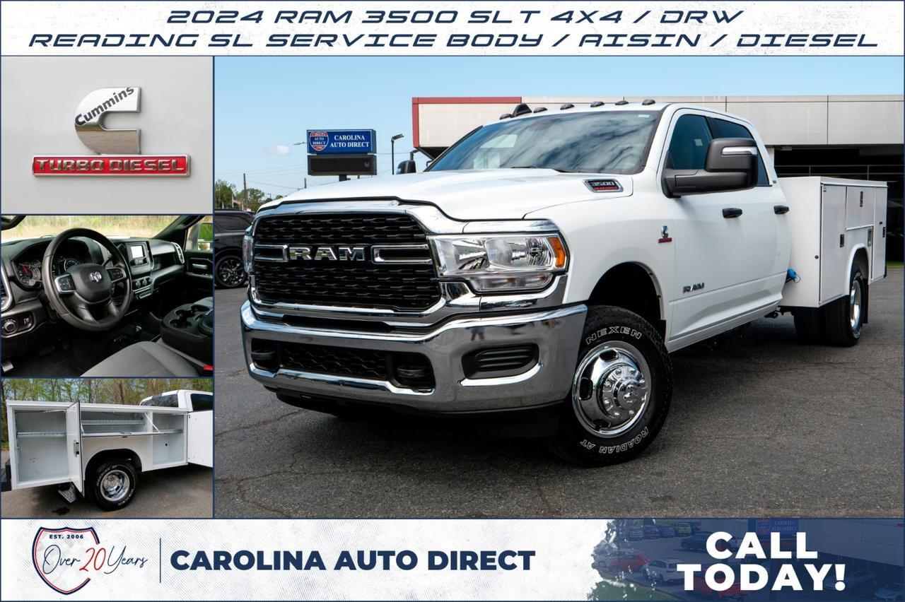 2024 Ram 3500 SLT 4X4 / DRW / Reading SL Service Body / AISIN / Diesel!