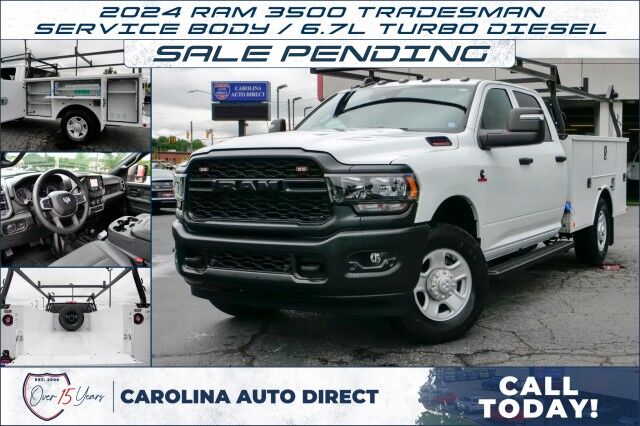 2024 Ram 3500 Tradesman 4X4 / Service Body / AISIN / 6.7L Turbo Diesel!