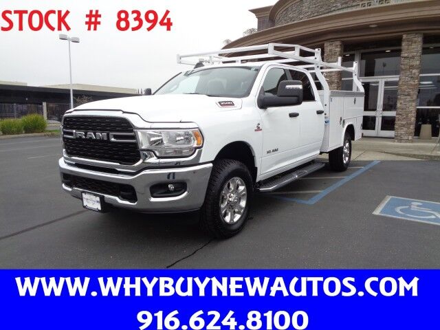 2024 Ram 3500 Utility ~ 4x4 ~ Rack ~ Diesel ~ Crew Cab ~ Only 42K Miles!