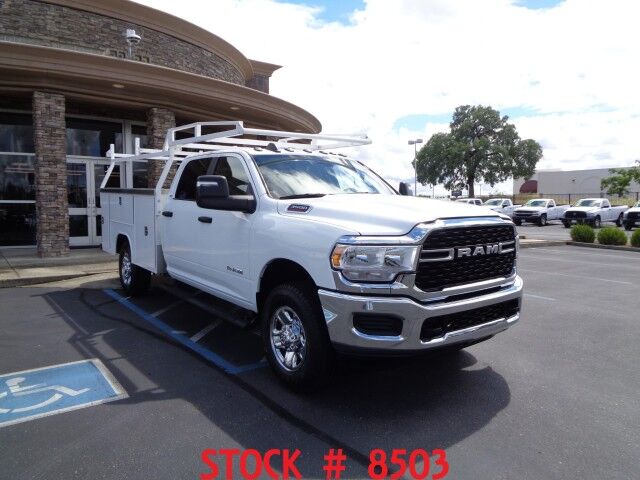 2024 Ram 3500 Utility ~ Crew Cab ~ 4x4 ~ Rack ~ Only 37K Miles! Rocklin CA