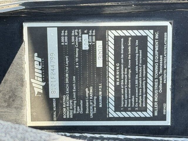 2024 Ram 4500 SLT Miler 810 Standard Wrecker Truck Miami FL