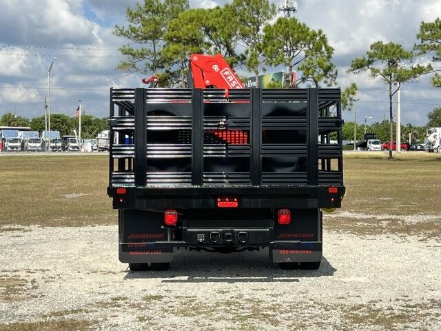 2024 Ram 5500 SL Crew Cab 9' BABCO Steel Stake Flatbed with Fassi F85 Knuckle Boom Crane Homestead FL