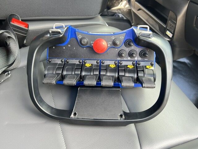 2024 Ram 5500 SL Crew Cab 9' BABCO Steel Stake Flatbed with Fassi F85 Knuckle Boom Crane Homestead FL