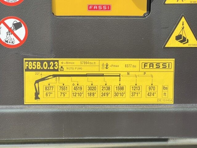 2024 Ram 5500 SL Crew Cab 9' BABCO Steel Stake Flatbed with Fassi F85 Knuckle Boom Crane Homestead FL