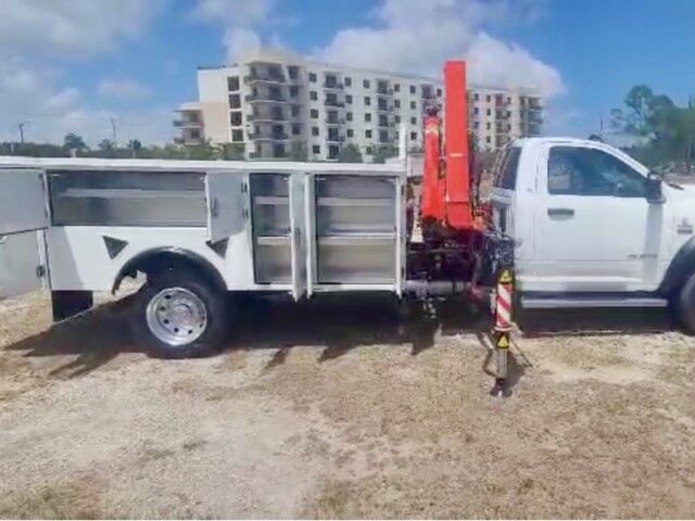 2024 Ram 5500 SL Service Truck with FASSI F85B.2 4.18-Ton Dynamic Knuckle Boom Crane Homestead FL
