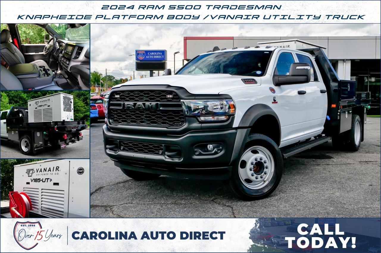 2024 Ram 5500 Tradesman / Knapheide Platform Body / Vanair Utility Truck! Lincolnton NC