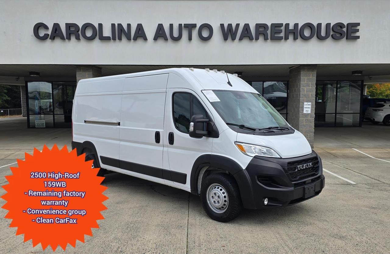 2024 Ram ProMaster Cargo Van Tradesman 2500 High Roof 159WB Concord NC