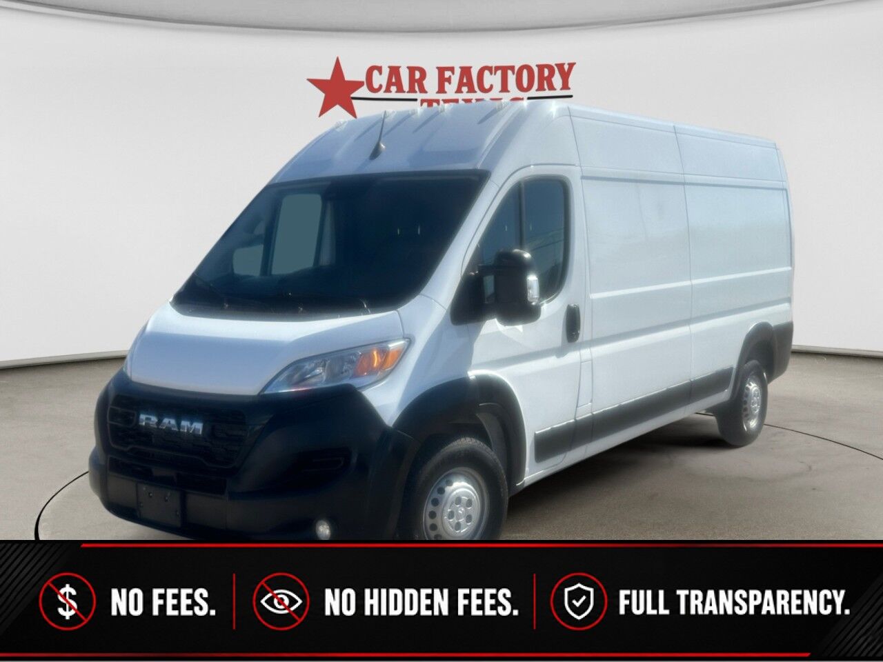 2024 Ram ProMaster Cargo Van Tradesman 2500 High Roof 159" WB w/Pass Seat