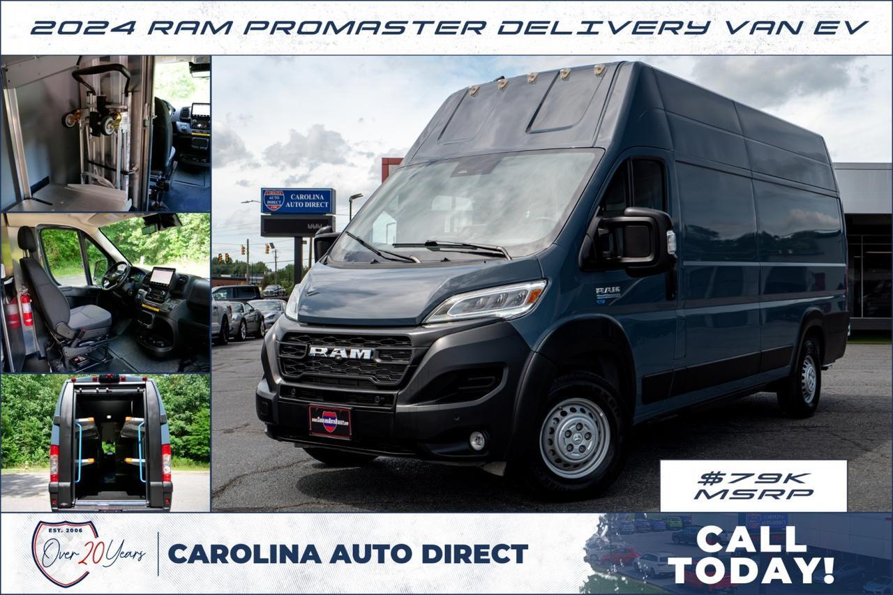 2024 Ram ProMaster Delivery Van EV / Delivery Equipment / Full Upfit Kit!