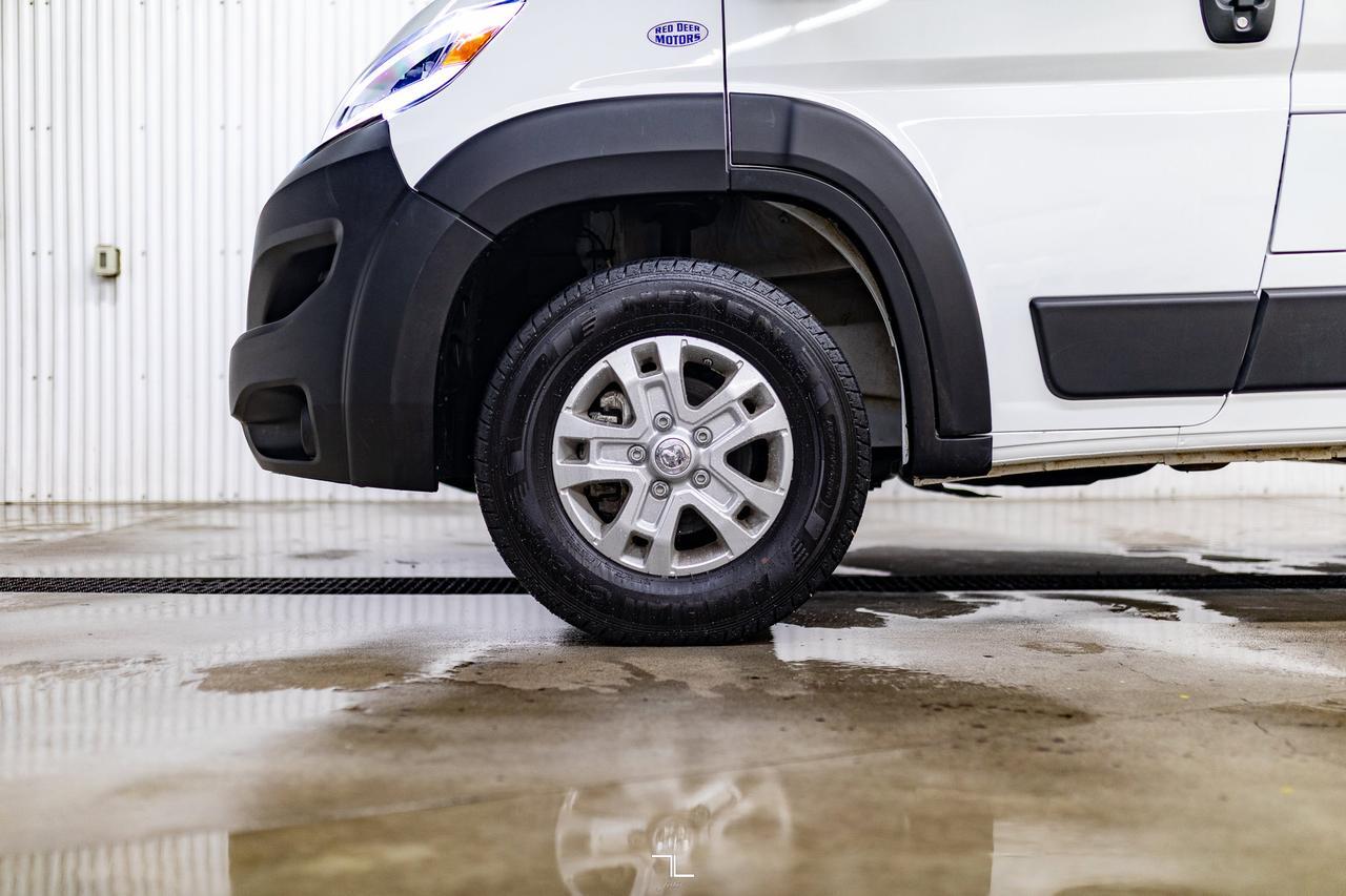 2024 Ram ProMaster SLT 2500 Ext High Roof Cargo Van BCam Remote Start Red Deer AB