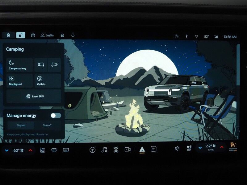 2024 Rivian R1S Adventure Package AWD *QUAD-MOTOR, LARGE BATTERY PACK, NAVIGATION, ADAPTIVE CRUISE, SAFETY ALERTS, 360 CAMERAS, PANO GLASS ROOF, LEATHER, CLIMATE SEATS, HEATED STEERING, 20 INCH WHEELS, MERIDIAN AUDIO, WIRELESS CHARGING Round Rock TX