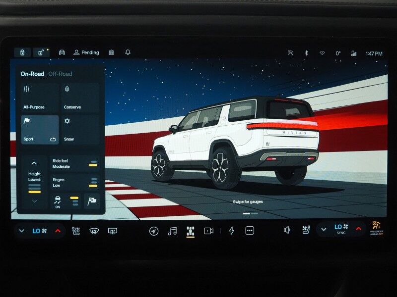 2024 Rivian R1S Adventure Package AWD *QUAD-MOTOR, LARGE BATTERY PACK, NAVIGATION, ADAPTIVE CRUISE, SAFETY ALERTS, 360 CAMERAS, PANO GLASS ROOF, LEATHER, CLIMATE SEATS, HEATED STEERING, 21 INCH WHEELS, MERIDIAN AUDIO, WIRELESS CHARGING Round Rock TX