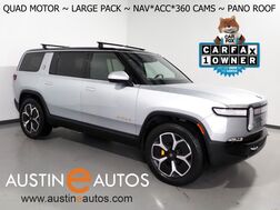 2024_Rivian_R1S Adventure Package AWD_*QUAD-MOTOR, LARGE BATTERY PACK, SAFETY ALERTS, ADAPTIVE CRUISE, 360 CAMERAS, PANO GLASS ROOF, LEATHER, CLIMATE SEATS, HEATED STEERING, 21 INCH WHEELS, MERIDIAN AUDIO, WIRELESS CHARGING_ Round Rock TX
