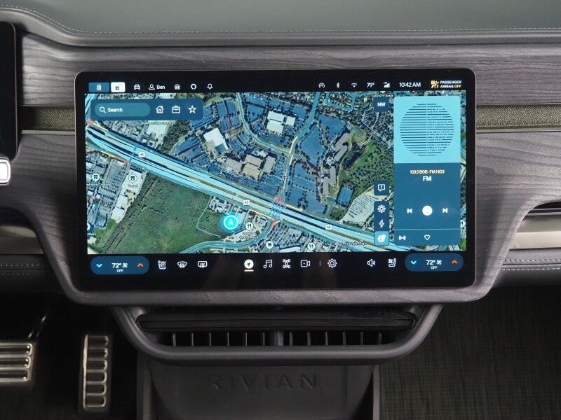 2024 Rivian R1S Adventure Performance Package AWD *DUAL MOTOR, STANDARD PLUS PACK, NAVIGATION, SAFETY ALERTS, ADAPTIVE CRUISE, 360 CAMERAS, PANO GLASS ROOF, LEATHER, CLIMATE SEATS, HEATED STEERING, 22 INCH WHEELS, MERIDIAN AUDIO, WIRELESS CHARGING Round Rock TX