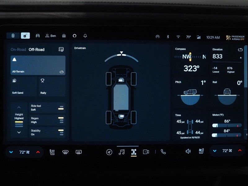 2024 Rivian R1S Adventure Performance Package AWD *DUAL MOTOR, STANDARD PLUS PACK, NAVIGATION, SAFETY ALERTS, ADAPTIVE CRUISE, 360 CAMERAS, PANO GLASS ROOF, LEATHER, CLIMATE SEATS, HEATED STEERING, 22 INCH WHEELS, MERIDIAN AUDIO, WIRELESS CHARGING Round Rock TX