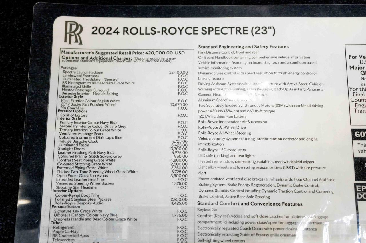 2024 Rolls-Royce Spectre Marietta GA