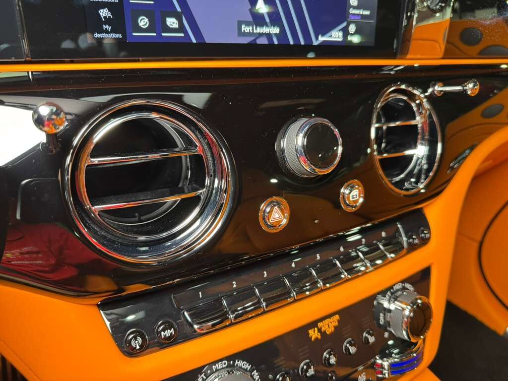 2024 Rolls-Royce Spectre Black Diamond paint, Mandarin interior, starlight doors AND MUCH MORE!!! Fort Lauderdale FL