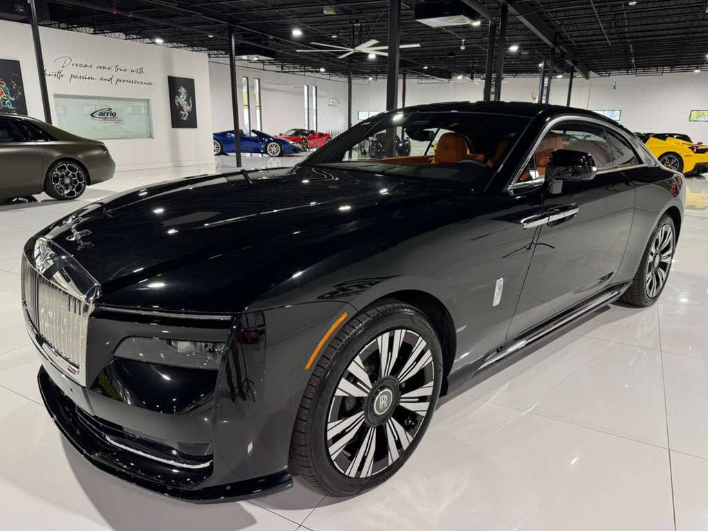 2024 Rolls-Royce Spectre Black Diamond paint, Mandarin interior, starlight doors AND MUCH MORE!!!