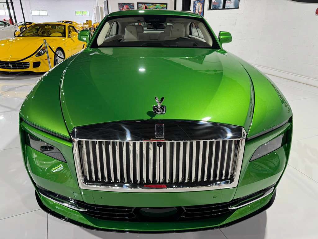 2024 Rolls-Royce Spectre Pebble Beach Special Commission, Brenner Green paint, bespoke interior, Bespoke Audio AND MUCH MORE!