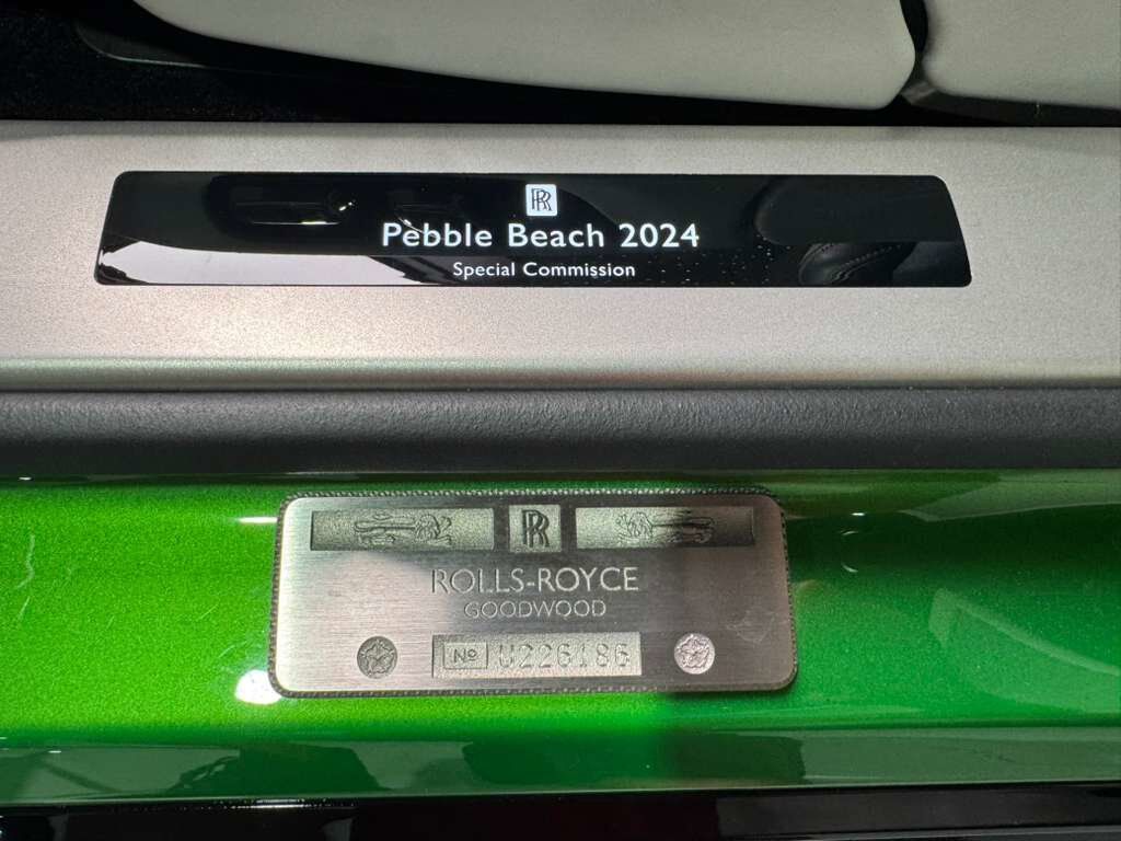 2024 Rolls-Royce Spectre Pebble Beach Special Commission, Brenner Green paint, bespoke interior, Bespoke Audio AND MUCH MORE! Fort Lauderdale FL