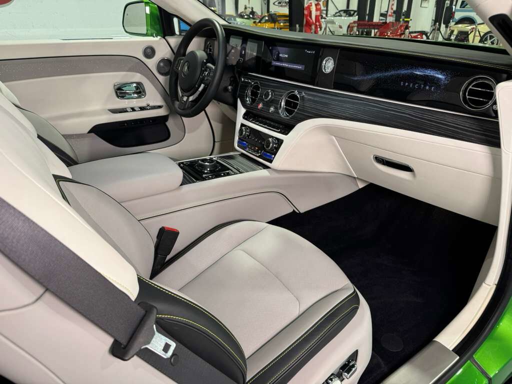 2024 Rolls-Royce Spectre Pebble Beach Special Commission, Brenner Green paint, bespoke interior, Bespoke Audio AND MUCH MORE! Fort Lauderdale FL
