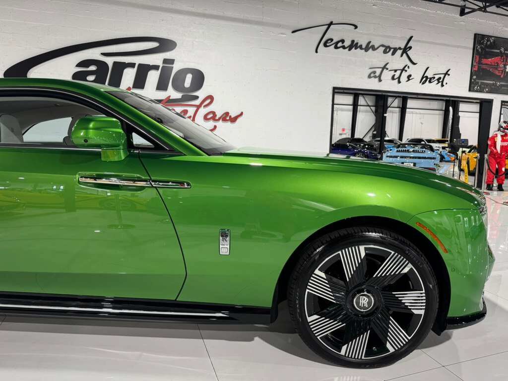 2024 Rolls-Royce Spectre Pebble Beach Special Commission, Brenner Green paint, bespoke interior, Bespoke Audio AND MUCH MORE! Fort Lauderdale FL