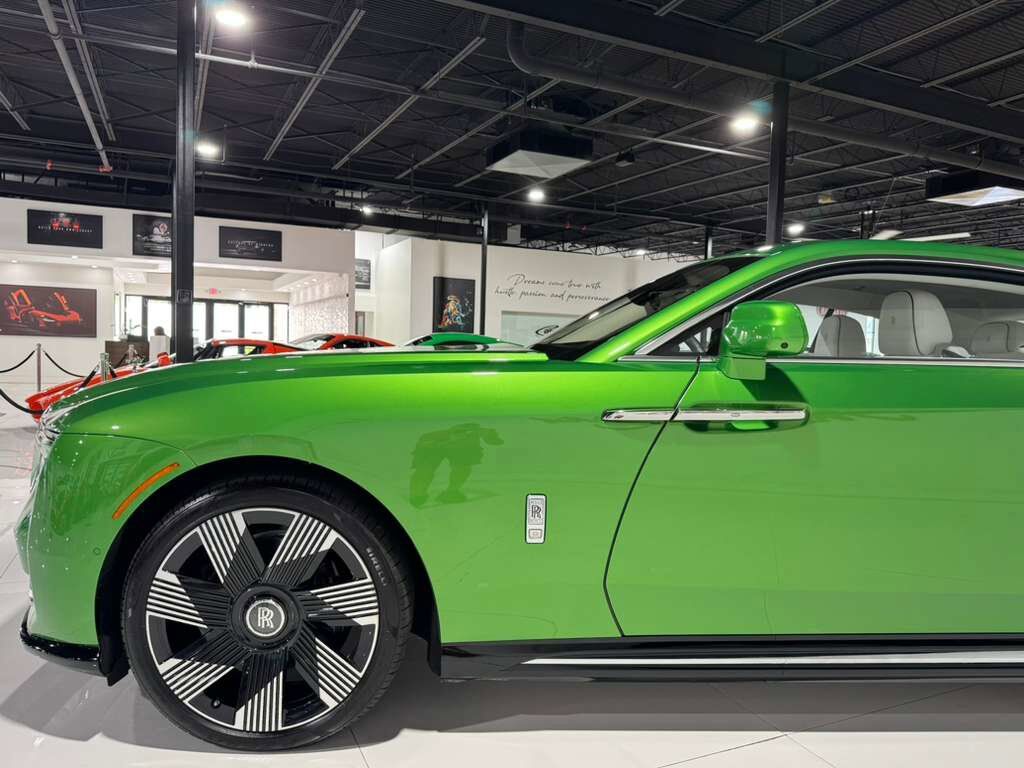 2024 Rolls-Royce Spectre Pebble Beach Special Commission, Brenner Green paint, bespoke interior, Bespoke Audio AND MUCH MORE! Fort Lauderdale FL