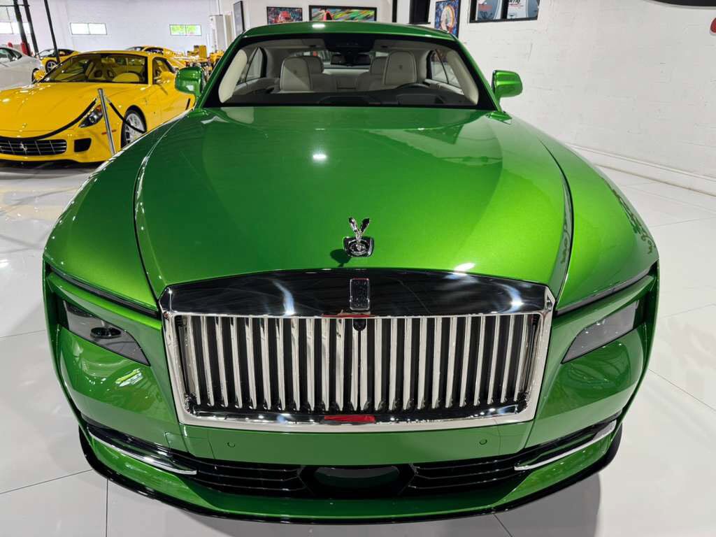 2024 Rolls-Royce Spectre Pebble Beach Special Commission, Brenner Green paint, bespoke interior, Bespoke Audio AND MUCH MORE!